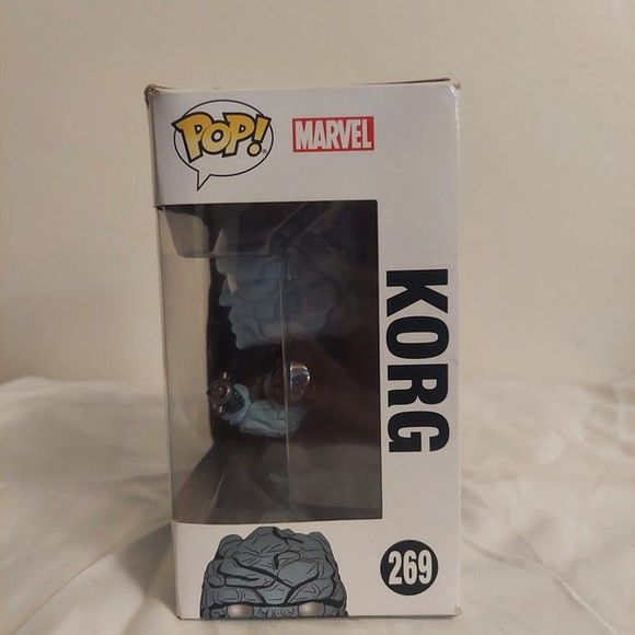 Funko POP! Marvel Thor: Ragnarok Korg #269 Vinyl Figure New in Box - Picture 2 of 7